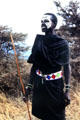 Masai youth in traditional dress. Kenya.
