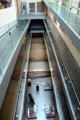 Multi-level view in modern wing at National Museum of History & Art. Luxembourg, Luxembourg.