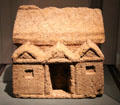 House model from Gallo-Roman village of Titelberg in what is now Luxembourg, perhaps used as sanctuary for domestic Gods at National Museum of History & Art. Luxembourg, Luxembourg.