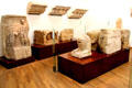 Display of ancient Roman statuary & architectural elements at National Museum of History & Art. Luxembourg, Luxembourg.