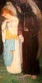 Death & Young Girl painting by Dominique Lang at National Museum of History & Art. Luxembourg, Luxembourg.