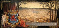 View of City of Luxembourg in late 16thC by Karl Gratz, after a work of Braun & Hogenberg at National Museum of History & Art. Luxembourg, Luxembourg.