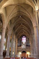 Interior of Cathedral of Our Lady. Luxembourg, Luxembourg.