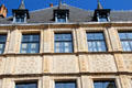 Bas-relief geometric patterns on exterior walls of Grand Ducal Palace. Luxembourg, Luxembourg.