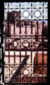 Wrought iron gate in Ouarzazate Kasbah. Morocco.