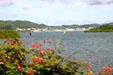 Marin Bay & town of Marin. Marin, Martinique.