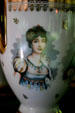 Portrait on porcelain of Empress Josephine wife of Napoleon Bonaparte at Musée de la Pagerie. Trois Islet, Martinique.