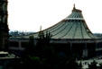 Contemporary architecture of new Basilica in Guadalupe. Mexico City, Mexico.