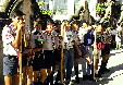 Mexican boy scouts in Taxco. Mexico.