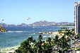 View of bay from a hotel in Acapulco. Mexico.