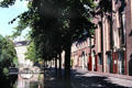 Amersfoort Muurhuizen, wall houses. Amersfoort, Netherlands.