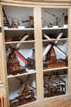 Mechanical models of windmills & other devices at Teylers Museum. Haarlem, Netherlands.