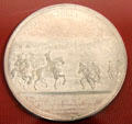 Namur recaptured from the French by Willem III commemorative medal by Jan Smeltzing at Teylers Museum. Haarlem, Netherlands.