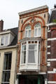 Typical style building in historic center. Zwolle, Netherlands.