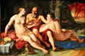 Lot & his daughter painting by Hendrick Goltzius at Rijksmuseum. Amsterdam, NL.