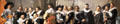 Detail of Militia Company of District XI under Command of Captain Reynier Reael painting by Frans Hals & Pieter Codde at Rijksmuseum. Amsterdam, NL.