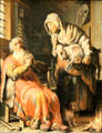 Tobit & Anna with the Kid painting by Rembrandt van Rijn at Rijksmuseum. Amsterdam, NL.