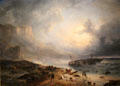 Shipwreck off a Rocky Coast painting by Wijnand Nuijen at Rijksmuseum. Amsterdam, NL.