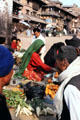 Vegetables for sale in Dattatraya Square, Bhaktapur. Nepal.