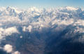 Himalayas seen from air. Nepal.