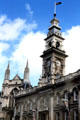 Municipal Chambers and St Pauls Church in Dunedin. New Zealand.