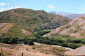 Scenic view of the hills en route to Lindis Pass. New Zealand.
