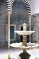 Courtyard & fountain at Bardo Museum. Tunis, Tunisia.