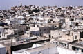 Kasbah fort with Sousse Museum seen over Medina from Nador Tower. Sousse, Tunisia.