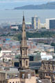 Spire of St Andrew's & St George's West Church in New Town. Edinburgh, Scotland.