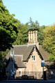 Gothic Revival building on grounds of Holyrood Palace. Edinburgh, Scotland.