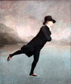 Reverend Robert Walker Skating on Duddingston Loch painting by Sir Henry Raeburn at National Gallery of Scotland. Edinburgh, Scotland