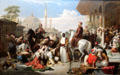 Slave Market in Constantinople painting by Sir William Allan at National Gallery of Scotland. Edinburgh, Scotland.