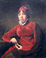 Elizabeth Hamilton portrait by Sir Henry Raeburn at National Portrait Gallery of Scotland. Edinburgh, Scotland.