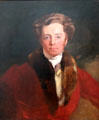 Self portrait by Andrew Geddes at National Portrait Gallery of Scotland. Edinburgh, Scotland.