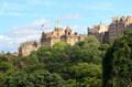 Old Town with dome of former Head Office of Bank of Scotland. Edinburgh, Scotland.