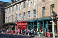Streetscape of George IV Bridge Street. Edinburgh, Scotland.