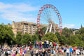 Edinburgh Wheel in East Princes Street Gardens. Edinburgh, Scotland.