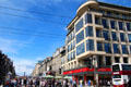 View of Castle Street from Princess. Edinburgh, Scotland.