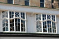Modern windows at 119-120 Princes Street. Edinburgh, Scotland.