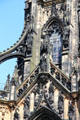 Gothic detail of Scott Monument. Edinburgh, Scotland.