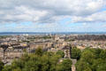 Northern areas of Edinburgh seen from Calton Hill. Edinburgh, Scotland.