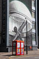 Astronomy mural on University of Strathclyde building on George Street. Glasgow, Scotland.