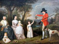 Spreull Family painting by David Allan at Hunterian Art Gallery. Glasgow, Scotland.