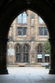 Gilbert Scott Building at University of Glasgow. Glasgow, Scotland.