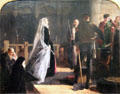 Execution of Mary, Queen of Scots painting by Robert Herdman at Kelvingrove Art Gallery. Glasgow, Scotland.