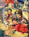 Fish Pool painting by Edward Atkinson Hornel of Glasgow Boys at Kelvingrove Art Gallery. Glasgow, Scotland.