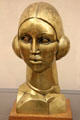 Eastre, Hymn to the Sun brass sculpture by John Duncan Fergusson of Scottish Colourists at Kelvingrove Art Gallery. Glasgow, Scotland.