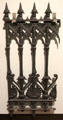 Cast iron railing by Walter MacFarlane & Co. of Glasgow at Kelvingrove Art Gallery. Glasgow, Scotland.