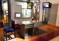 Exhibition space of Charles Rennie Mackintosh museum at The Lighthouse. Glasgow, Scotland.