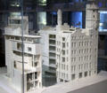 Model of Glasgow Herald Building by Charles Rennie Mackintosh at The Lighthouse. Glasgow, Scotland.